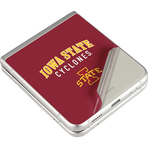 Iowa State University Collegiate Text Galaxy Z Flip4 5G Skin